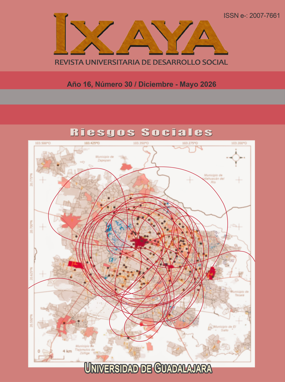 					Ver Vol. 16 Núm. 30 (2026): Riesgos Sociales
				